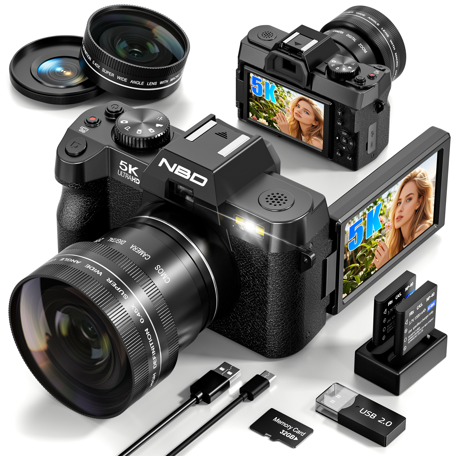 NBD S100F Digital Camera 64MP& - Photography Nature Images บทวิจารณ์และราคา