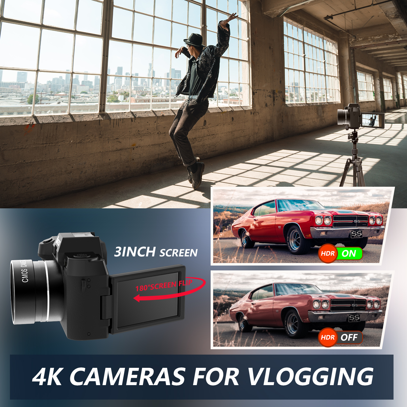 Professional 4K&48MP Digital C - Photography Nature Images บทวิจารณ์และราคา