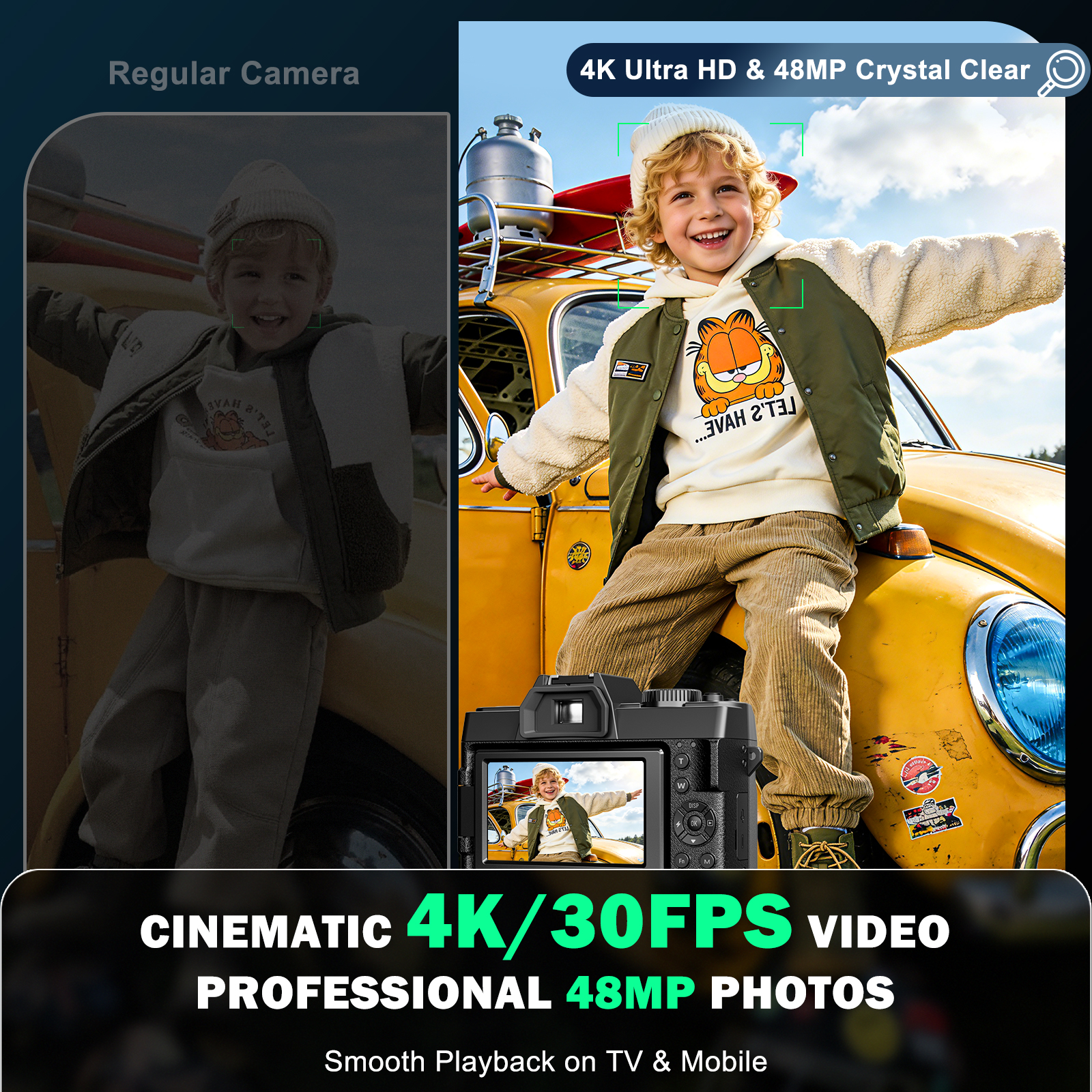 Professional 4K&48MP Digital C - Photography Nature Images บทวิจารณ์และราคา