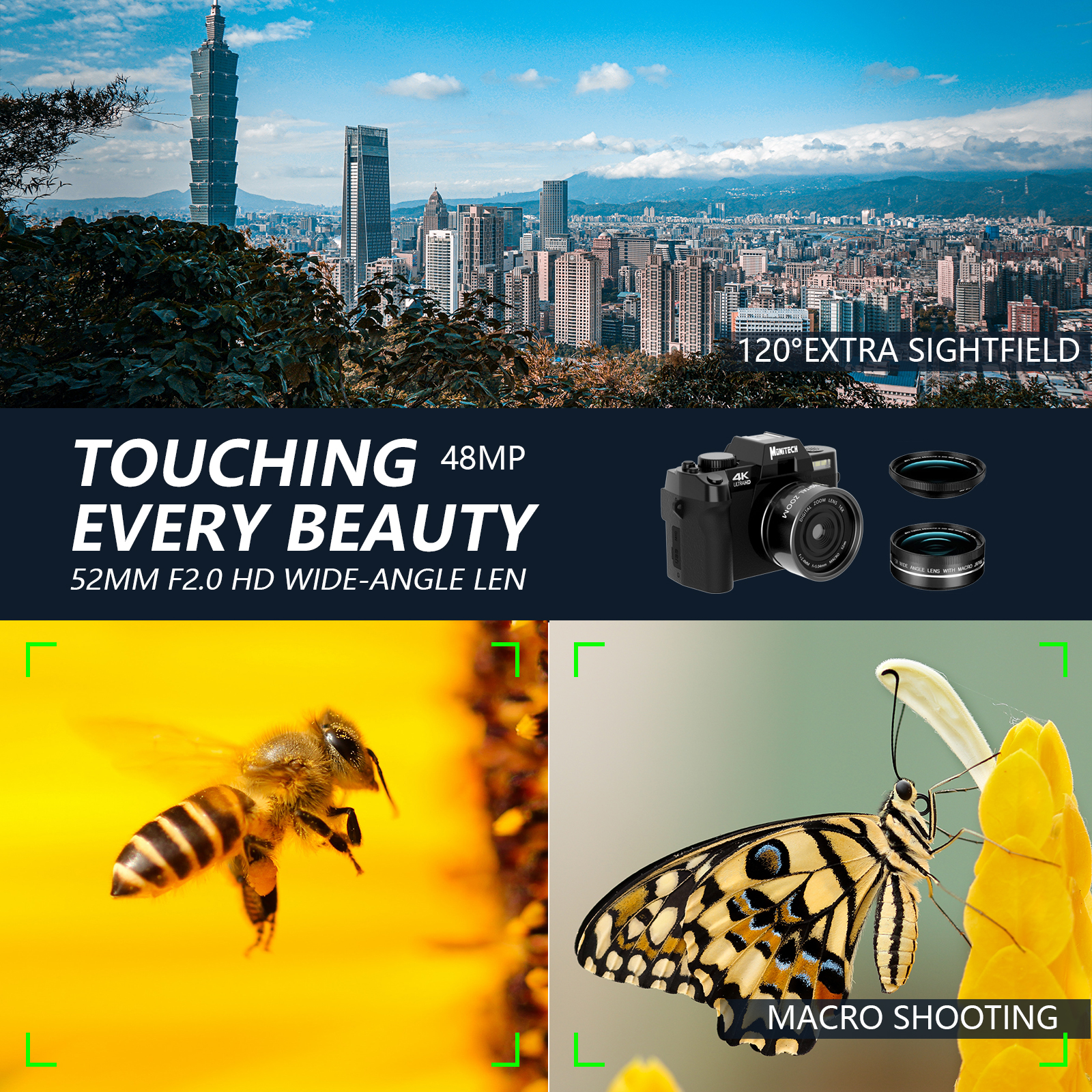 Professional 4K&48MP Digital C - Photography Nature Images บทวิจารณ์และราคา