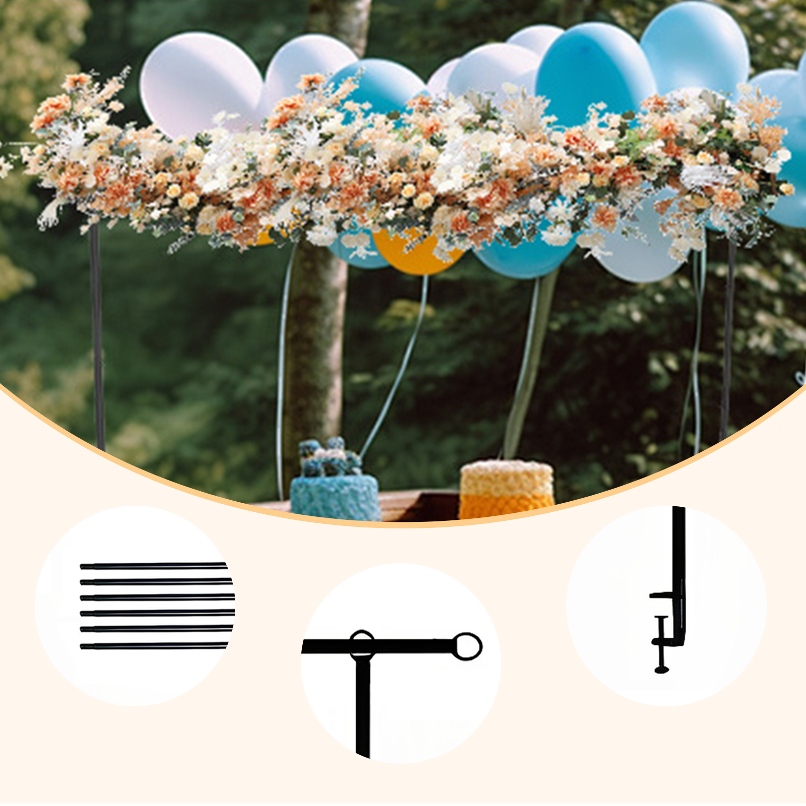 Adjustable Over The Table Arch - Backdrop Stand Kit บทวิจารณ์และราคา